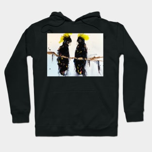 Black Cockatoos Hoodie